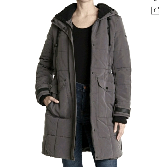 Lucky Brand Jackets & Blazers - {Lucky} NWT Grey Parka Coat Jacket Coat